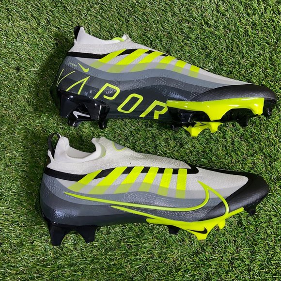 Nike Vapor Edge Elite 360 Flyknit Football Cleats White Volt DQ3558-071 Men 12 main image 4
